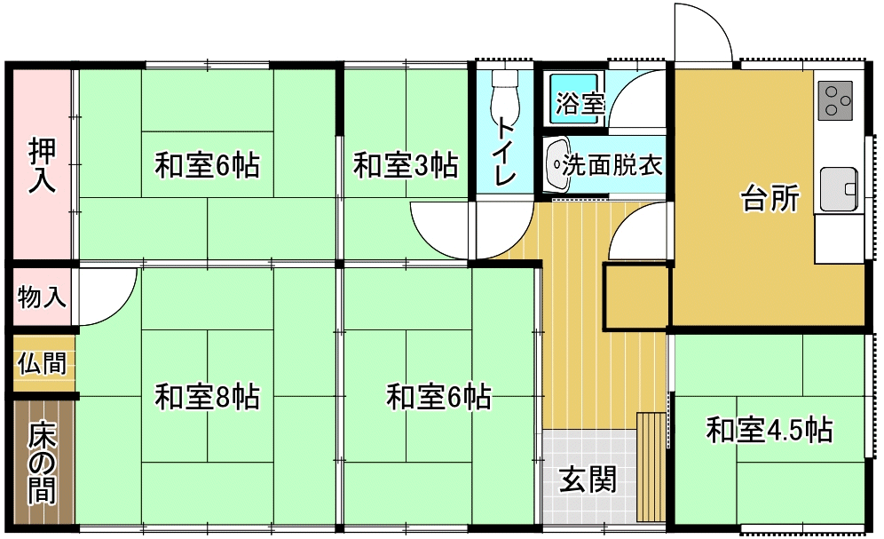 間取り図 物件：11754