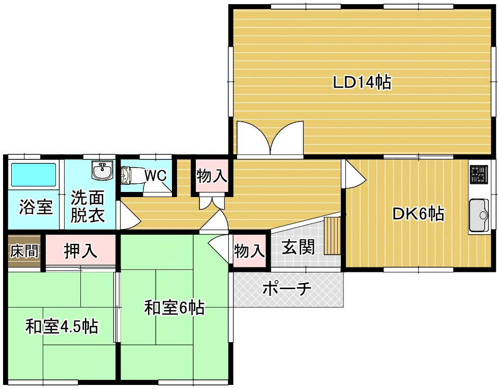 間取り図 物件：11780