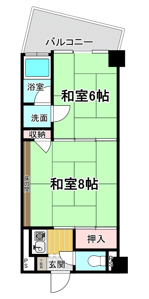 間取り図 物件：11857