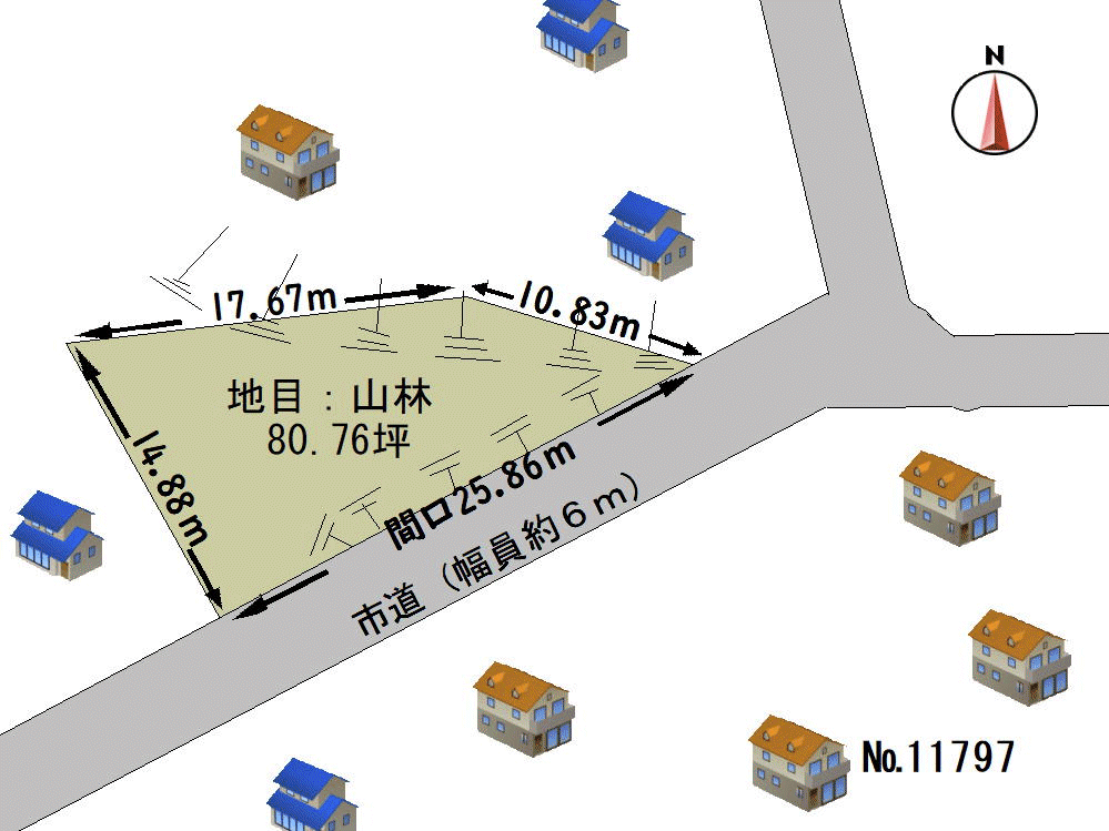 間取り図 物件：11797